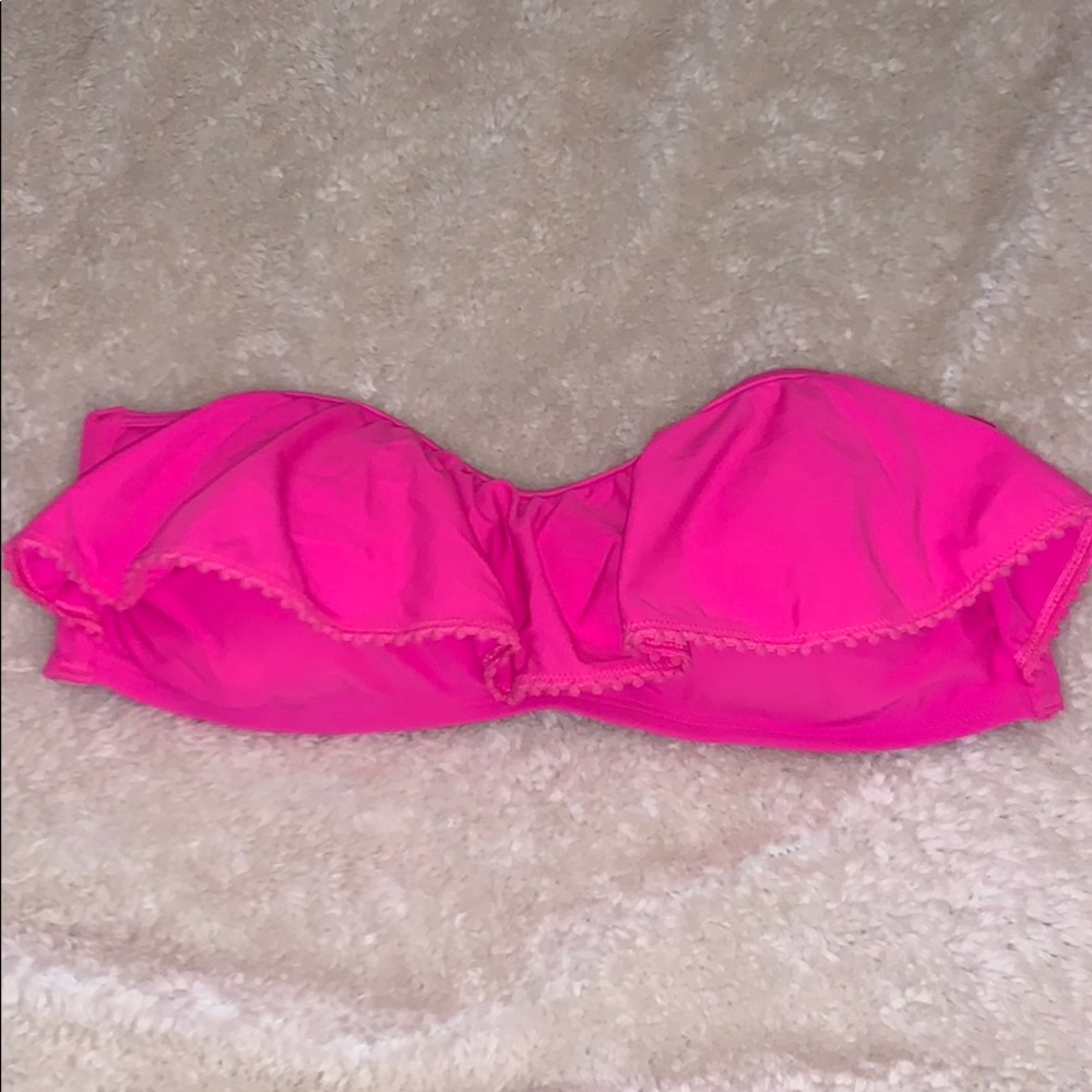 hollister strapless swimsuit top